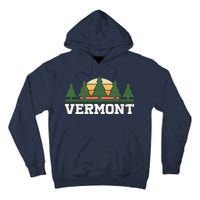 Vintage Vermont Retro Logo Tall Hoodie