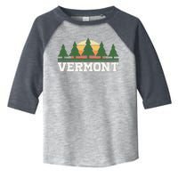 Vintage Vermont Retro Logo Toddler Fine Jersey T-Shirt