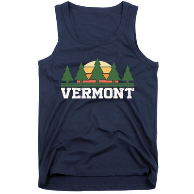 Vintage Vermont Retro Logo Tank Top