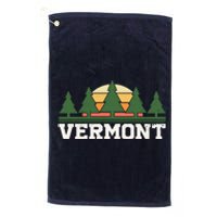 Vintage Vermont Retro Logo Platinum Collection Golf Towel