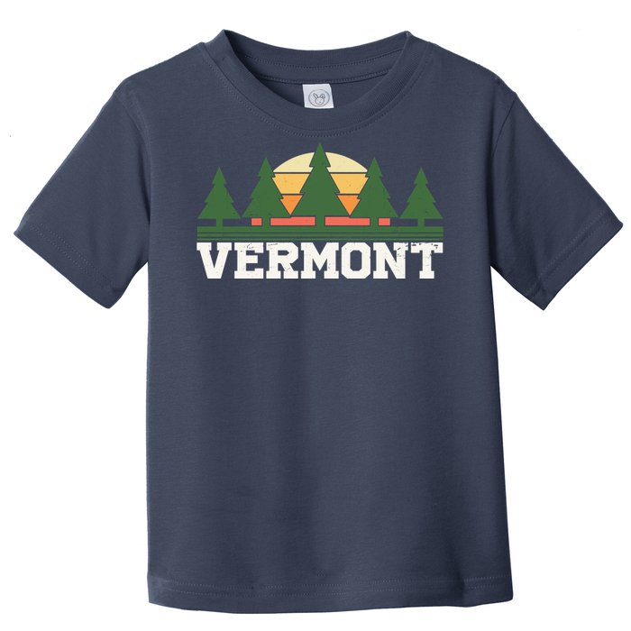 Vintage Vermont Retro Logo Toddler T-Shirt