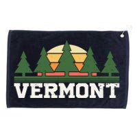 Vintage Vermont Retro Logo Grommeted Golf Towel