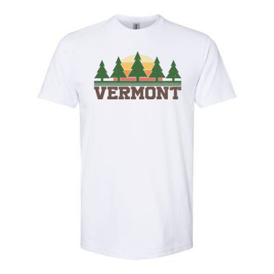 Vintage Vermont Retro Logo Softstyle® CVC T-Shirt