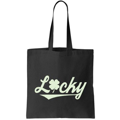 Vintage Varsity Style St Patricks Day Lucky Logo Bag