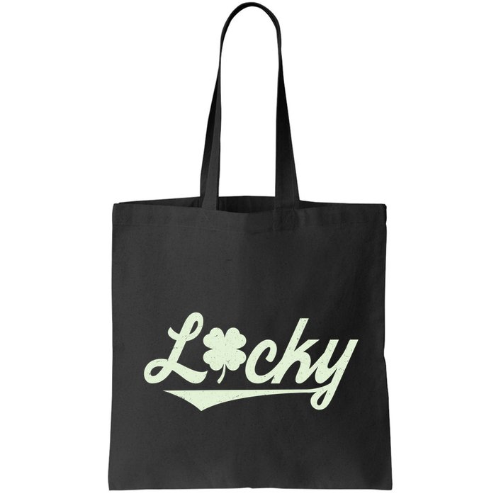 Vintage Varsity Style St Patricks Day Lucky Logo Bag