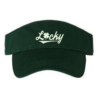 Vintage Varsity Style St Patricks Day Lucky Logo Visor