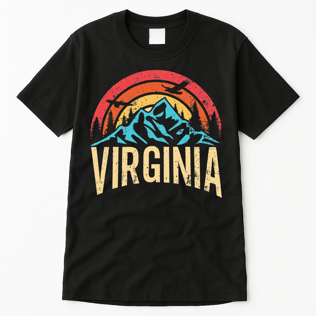 Virginia Virginia State Retro Virginia Tall T-Shirt