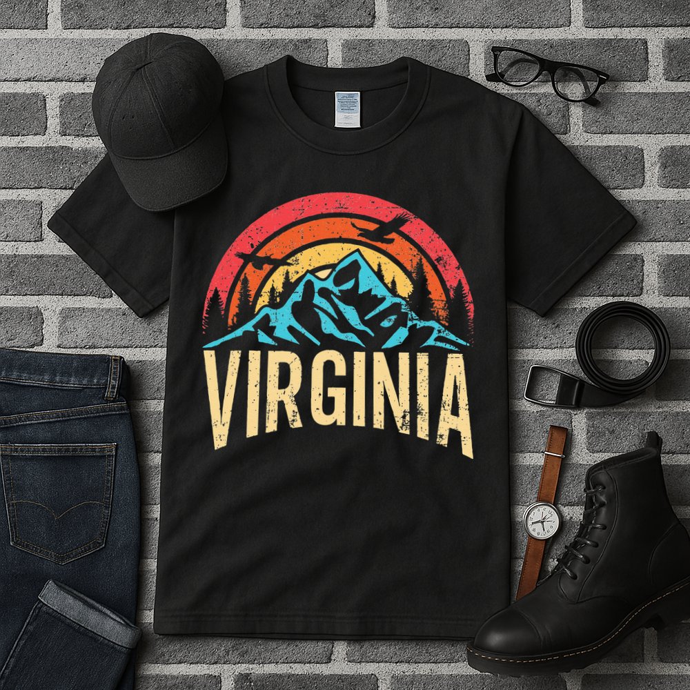 Virginia Virginia State Retro Virginia Tall T-Shirt