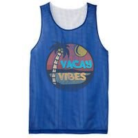 Vintage Vacay Summer Vacation Vibes Tee Beach Palms Cruise Gift Mesh Reversible Basketball Jersey Tank