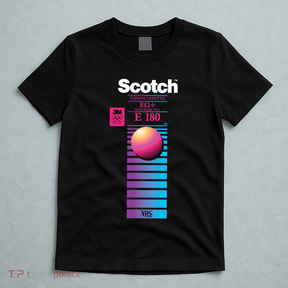 Vaporwave Vhs Scotch E180 Eg+ T-Shirt