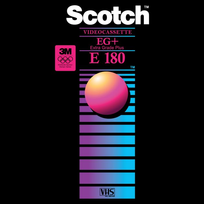 Vaporwave Vhs Scotch E180 Eg+ Button