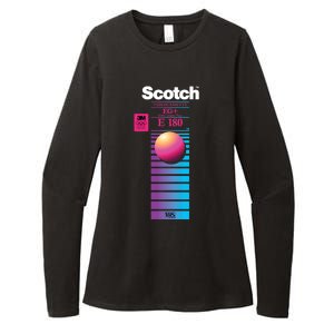 Vaporwave Vhs Scotch E180 Eg+ Womens CVC Long Sleeve Shirt