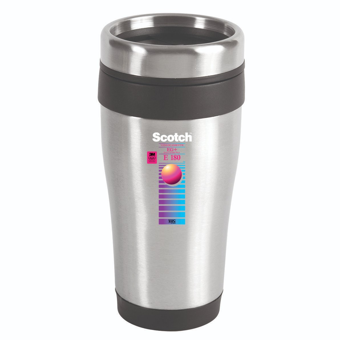 Vaporwave Vhs Scotch E180 Eg+ 16oz Travel Tumbler