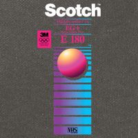 Vaporwave Vhs Scotch E180 Eg+ Cotton Canvas Backpack