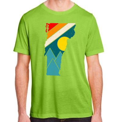 Vintage Vermont Sunset Adult ChromaSoft Performance T-Shirt