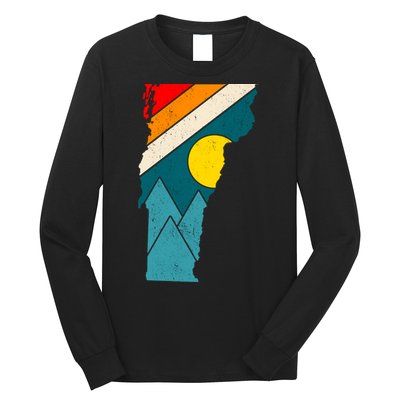 Vintage Vermont Sunset Long Sleeve Shirt