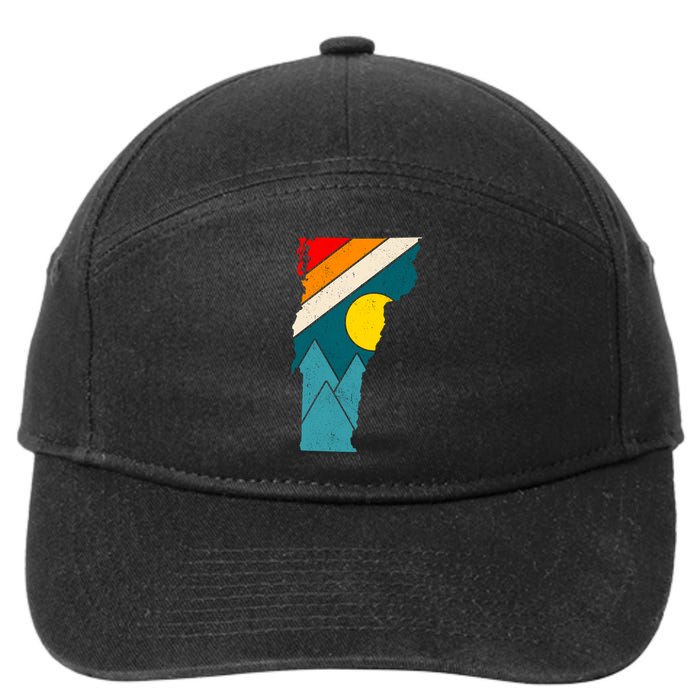 Vintage Vermont Sunset 7-Panel Snapback Hat