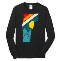 Vintage Vermont Sunset Tall Long Sleeve T-Shirt