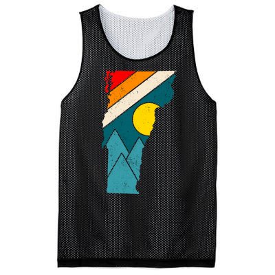 Vintage Vermont Sunset Mesh Reversible Basketball Jersey Tank