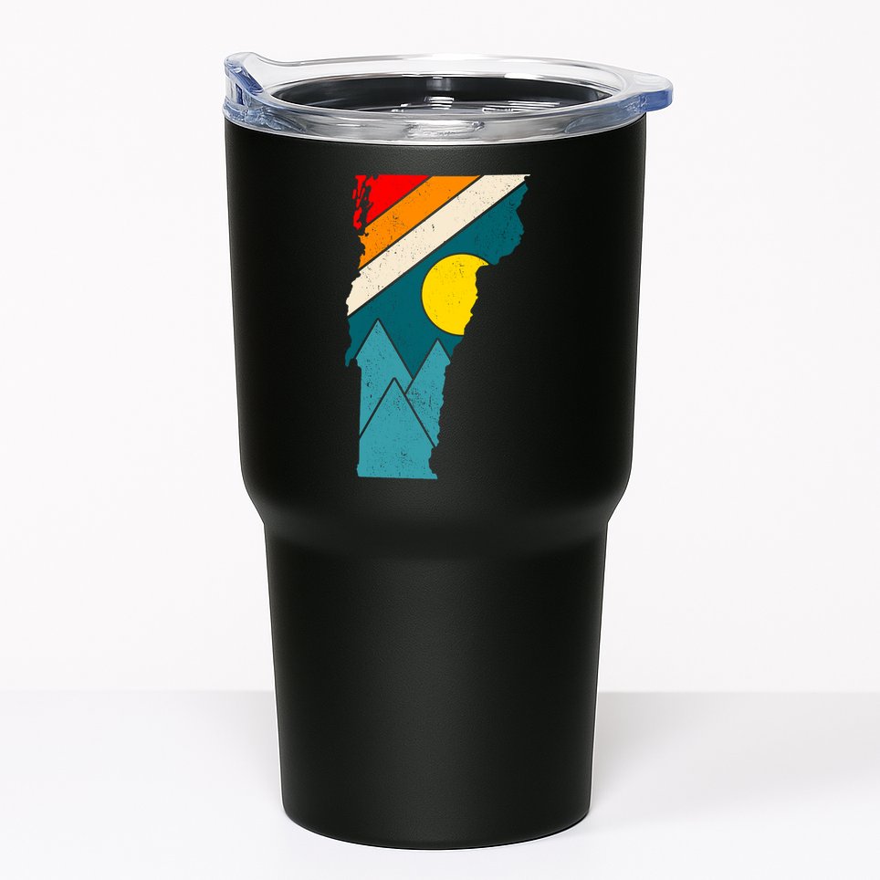 Vintage Vermont Sunset Tumbler