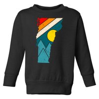 Vintage Vermont Sunset Toddler Sweatshirt