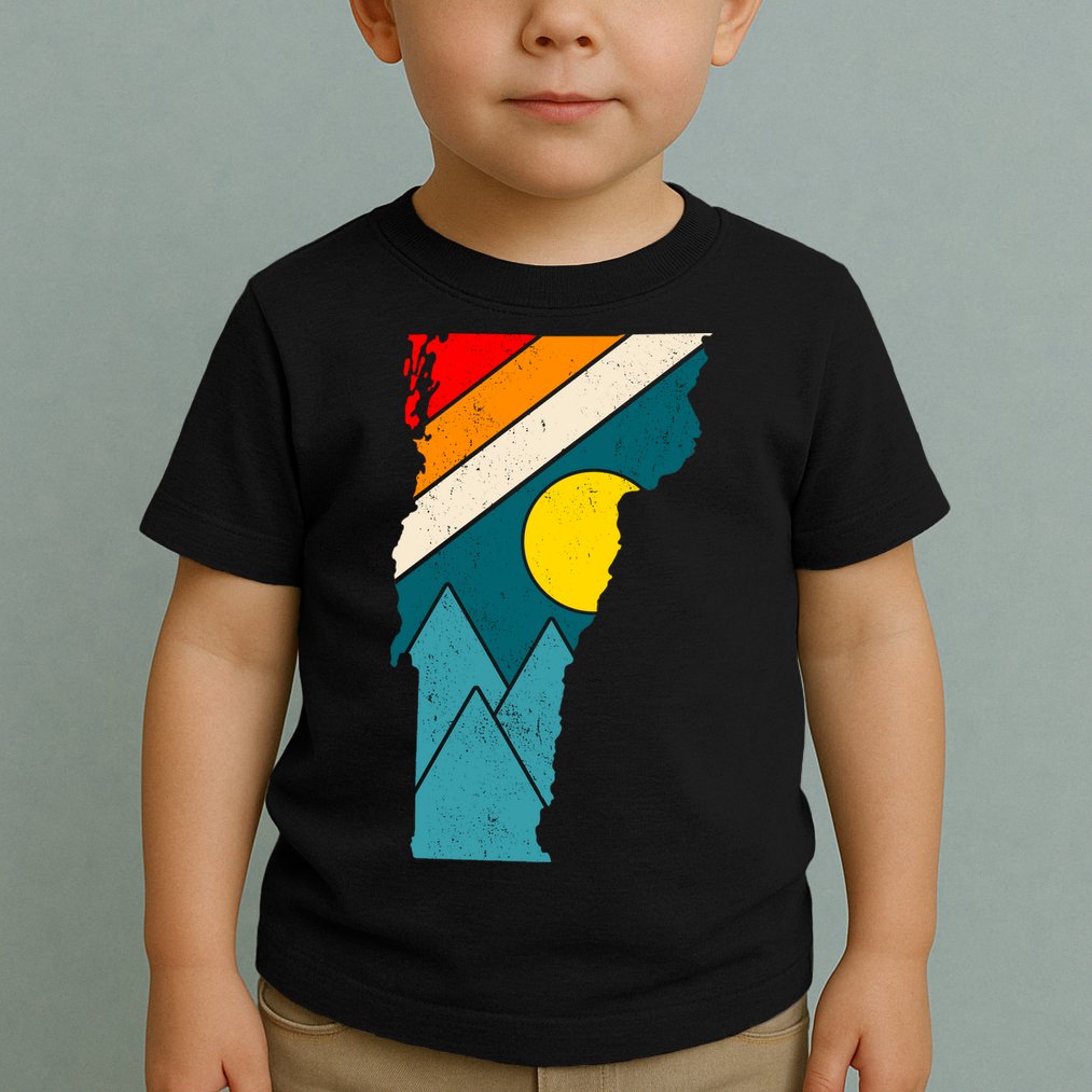 Vintage Vermont Sunset Toddler T-Shirt