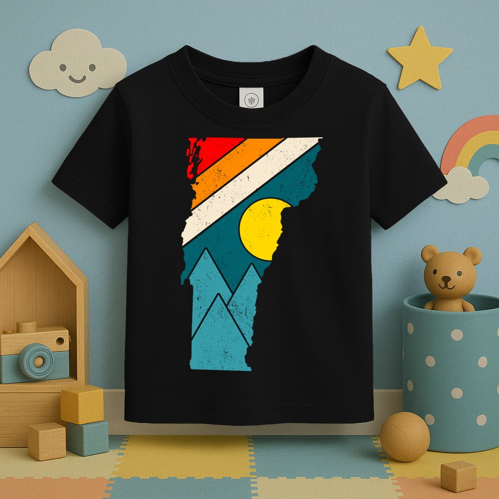 Vintage Vermont Sunset Toddler T-Shirt