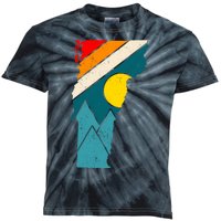 Vintage Vermont Sunset Kids Tie-Dye T-Shirt