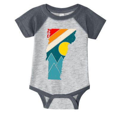 Vintage Vermont Sunset Infant Baby Jersey Bodysuit