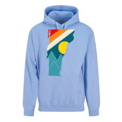 Vintage Vermont Sunset Unisex Surf Hoodie