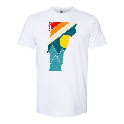 Vintage Vermont Sunset Softstyle CVC T-Shirt