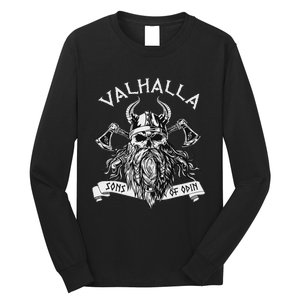 Viking Valhalla Sons Of Odin Norse Nordish Thor Mythology Long Sleeve Shirt