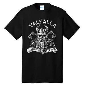 Viking Valhalla Sons Of Odin Norse Nordish Thor Mythology Tall T-Shirt