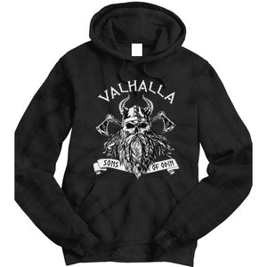 Viking Valhalla Sons Of Odin Norse Nordish Thor Mythology Tie Dye Hoodie