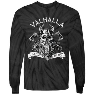 Viking Valhalla Sons Of Odin Norse Nordish Thor Mythology Tie-Dye Long Sleeve Shirt