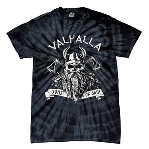 Viking Valhalla Sons Of Odin Norse Nordish Thor Mythology Tie-Dye T-Shirt