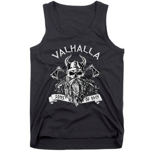 Viking Valhalla Sons Of Odin Norse Nordish Thor Mythology Tank Top