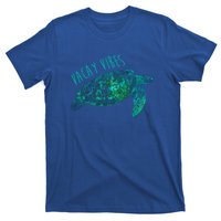 Vacay Vibes Sea Blue Tribal Turtle Funny Gift T-Shirt