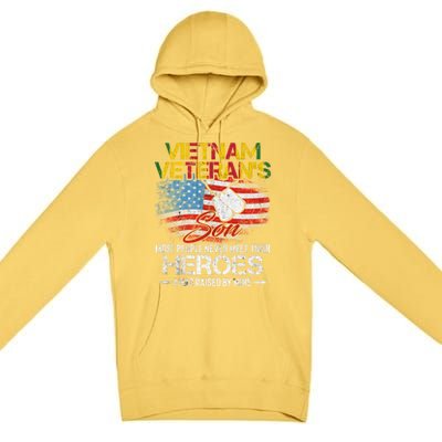 Vietnam Veterans Son Vietnam Vet Gift Premium Pullover Hoodie