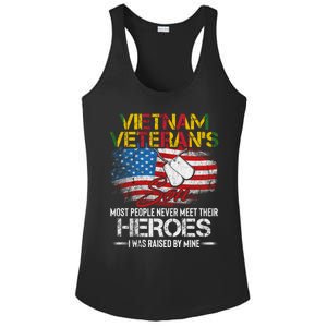 Vietnam Veterans Son Vietnam Vet Gift Ladies PosiCharge Competitor Racerback Tank