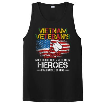 Vietnam Veterans Son Vietnam Vet Gift PosiCharge Competitor Tank