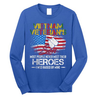 Vietnam Veterans Son Vietnam Vet Gift Long Sleeve Shirt