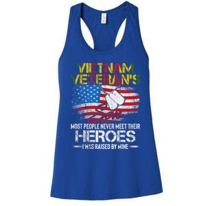 Vietnam Veterans Son Vietnam Vet Gift Women's Racerback Tank