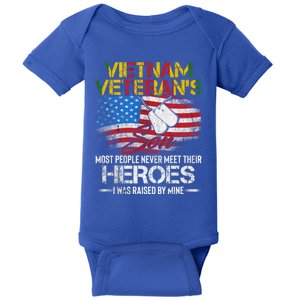 Vietnam Veterans Son Vietnam Vet Gift Baby Bodysuit