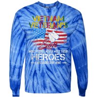 Vietnam Veterans Son Vietnam Vet Gift Tie-Dye Long Sleeve Shirt