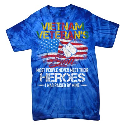 Vietnam Veterans Son Vietnam Vet Gift Tie-Dye T-Shirt