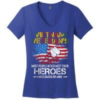 Vietnam Veterans Son Vietnam Vet Gift Women's V-Neck T-Shirt