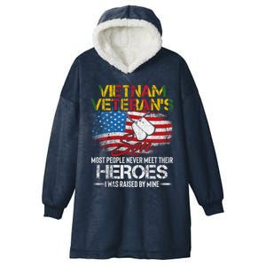 Vietnam Veterans Son Vietnam Vet Gift Hooded Wearable Blanket