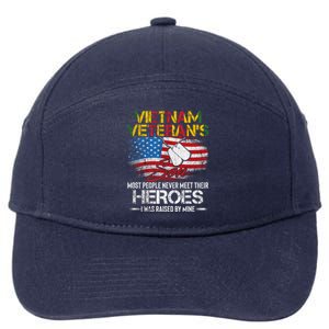 Vietnam Veterans Son Vietnam Vet Gift 7-Panel Snapback Hat