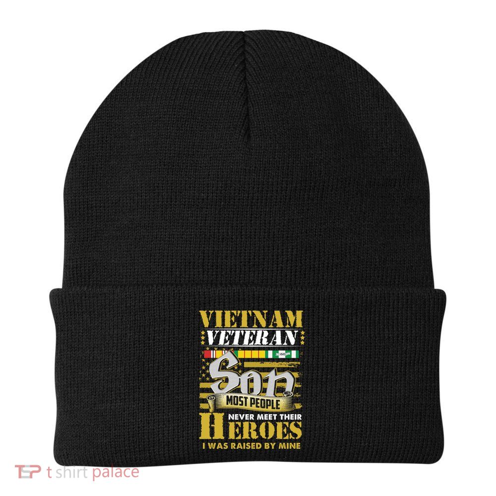 Vietnam Veterans Son Vietnam Vet Gift Beanie